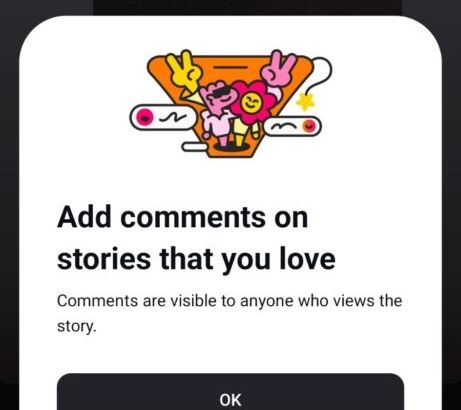 Commentaires dans les stories Instagram 